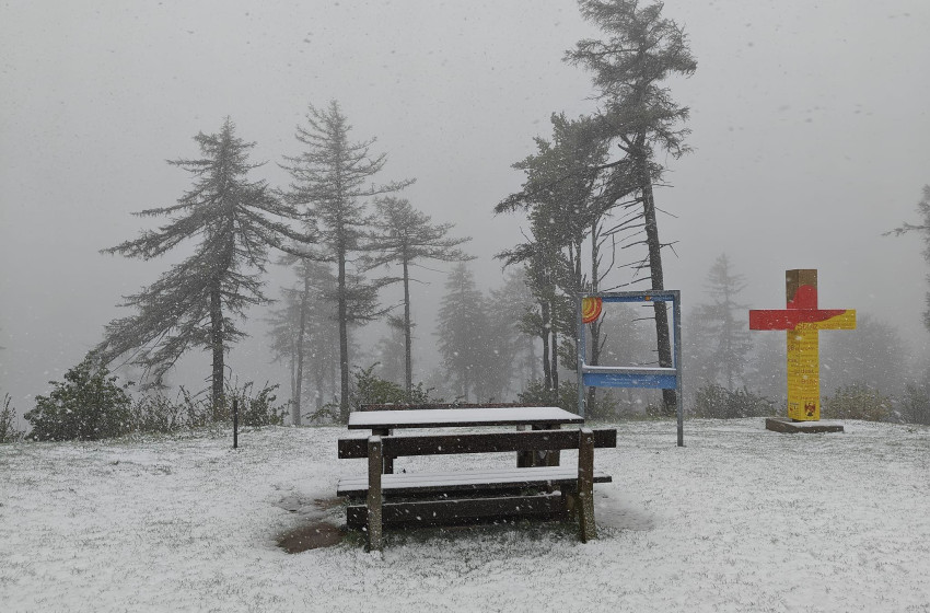 Havazott a Dunántúl legmagasabb pontján