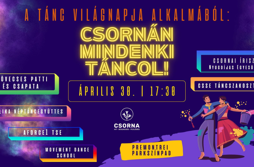 Csornán mindenki táncol