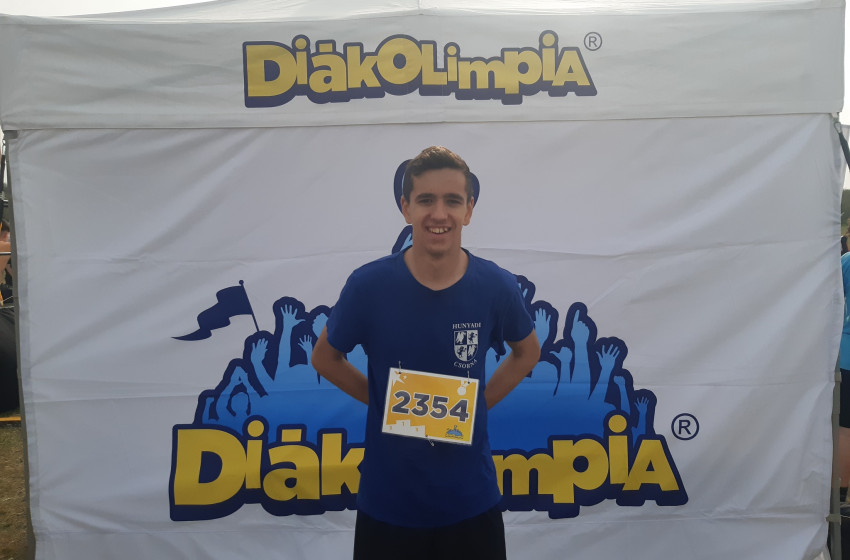 Csornai diák képviselte a megyét futásban