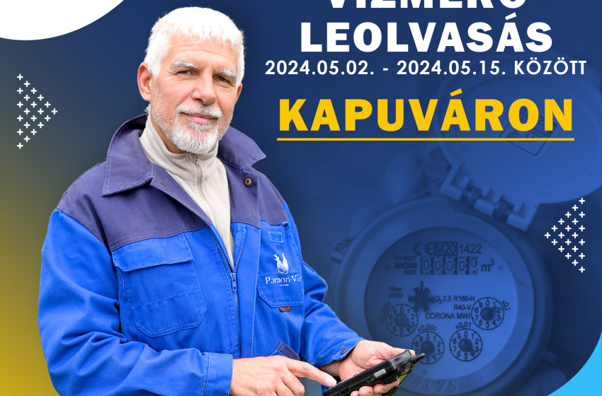 Aknás lakossági vízmérő leolvasás Kapuváron