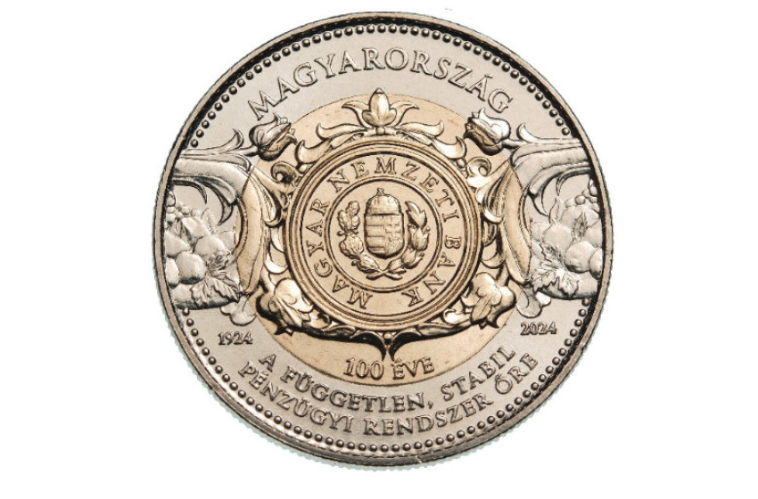 Új 100 forintos érmét bocsát ki a jegybank