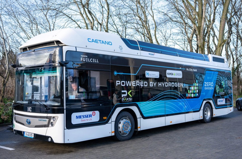 Hidrogénmeghajtású buszt tesztelnek Győrben