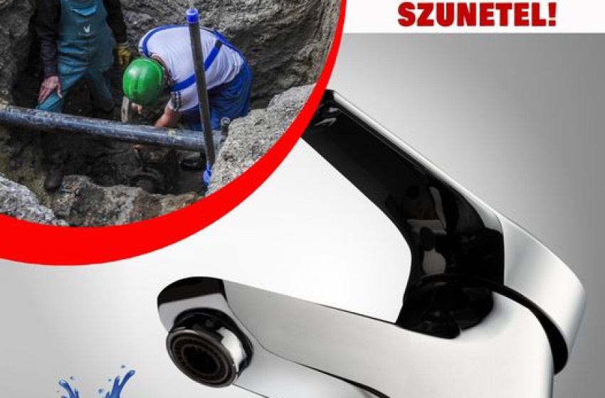 Csőtörés van Kapuváron