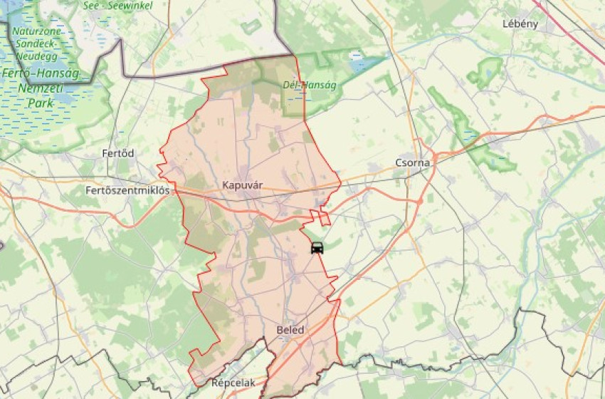 Felborult egy autó a 8603-as úton