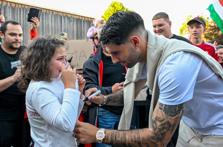 Így fogadták a magyar válogatottat Németországban