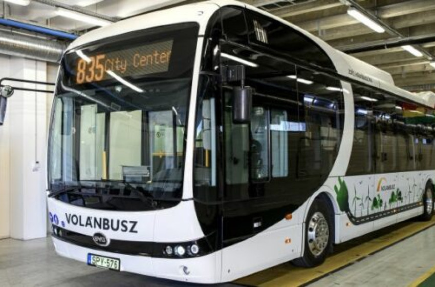 Elektromos buszt tesztelnek Győrben
