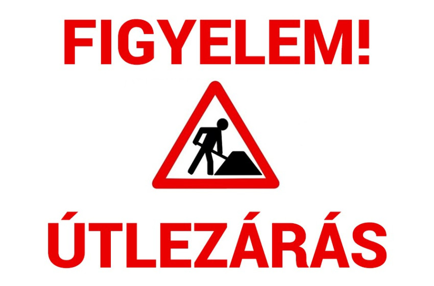 Aszfaltozás miatt forgalomkorlátozás lesz Szanyban