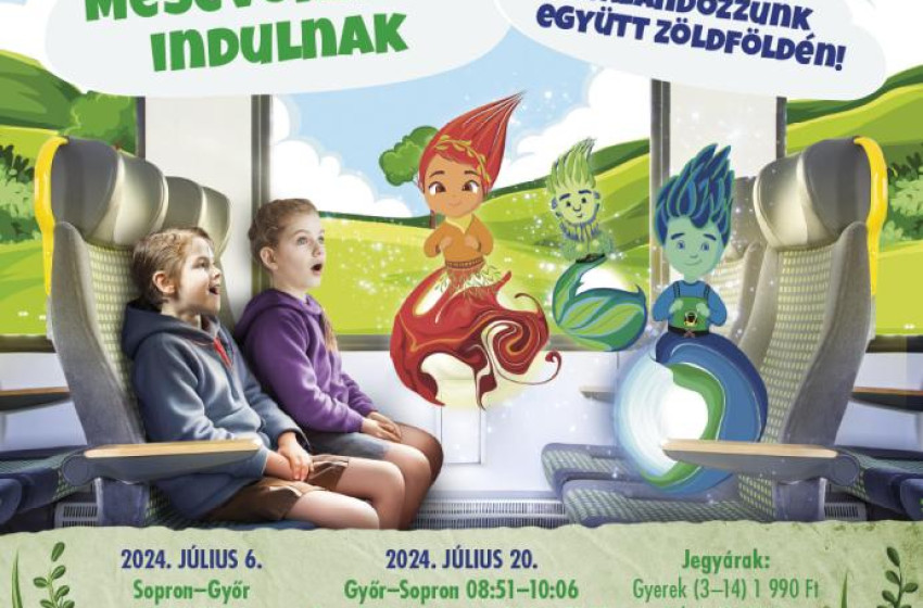 GYSEV három különleges mesevonatot indít Sopronból, Győrből és Szombathelyről