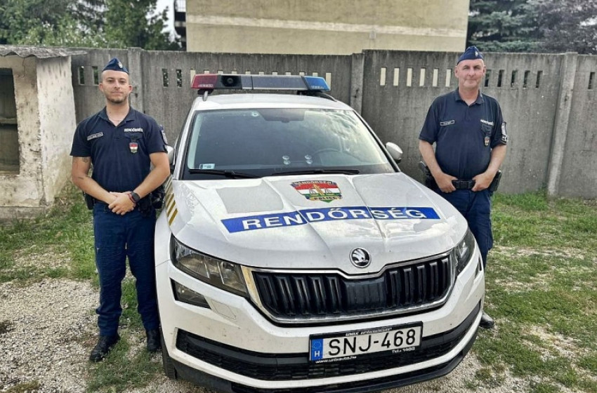 Életet mentettek a megyei járőrvezetők