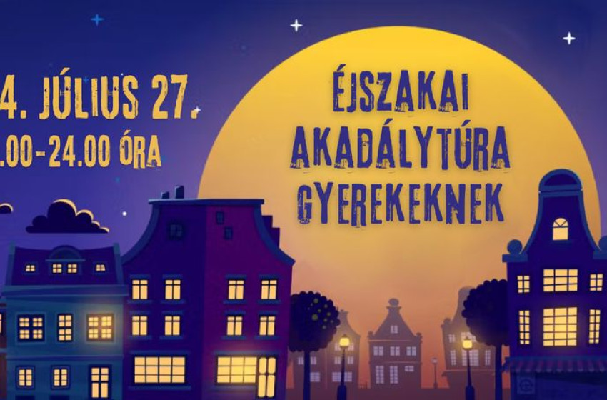 Éjszakai akadálytúra Csorna központjában