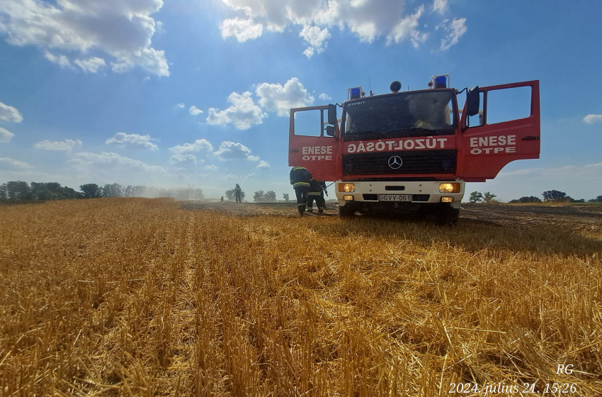 Tarlótűz Enese és Bezi között