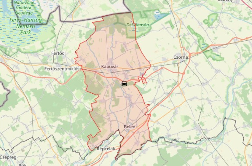 Árokba hajtott egy autó Kapuvár és Beled között