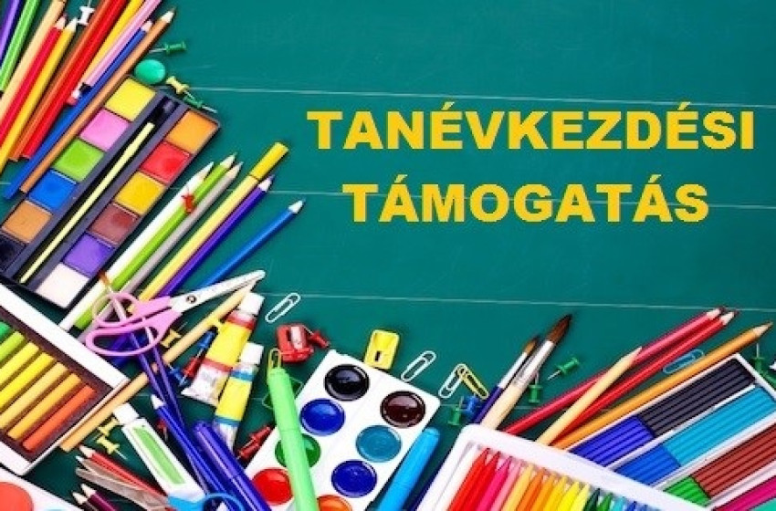 Tanévkezdési támogatás Rábakecölben