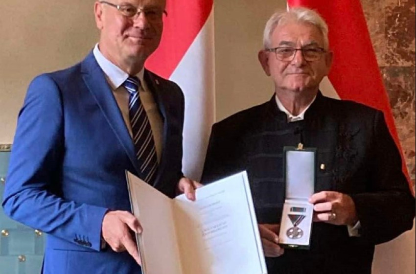Magyar Ezüst Érdemkereszt kitüntetést kapott Háncs Károly