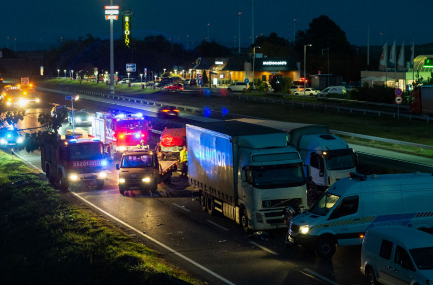 Tragédia az M1-esen