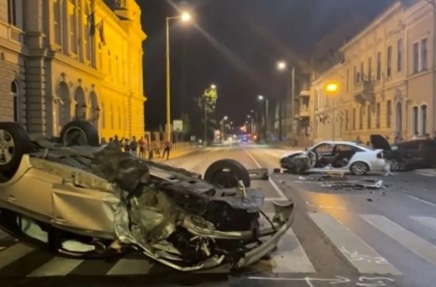 Négy embert juttatott kórházba egy 130-cal száguldozó 18 éves sofőr Győrben