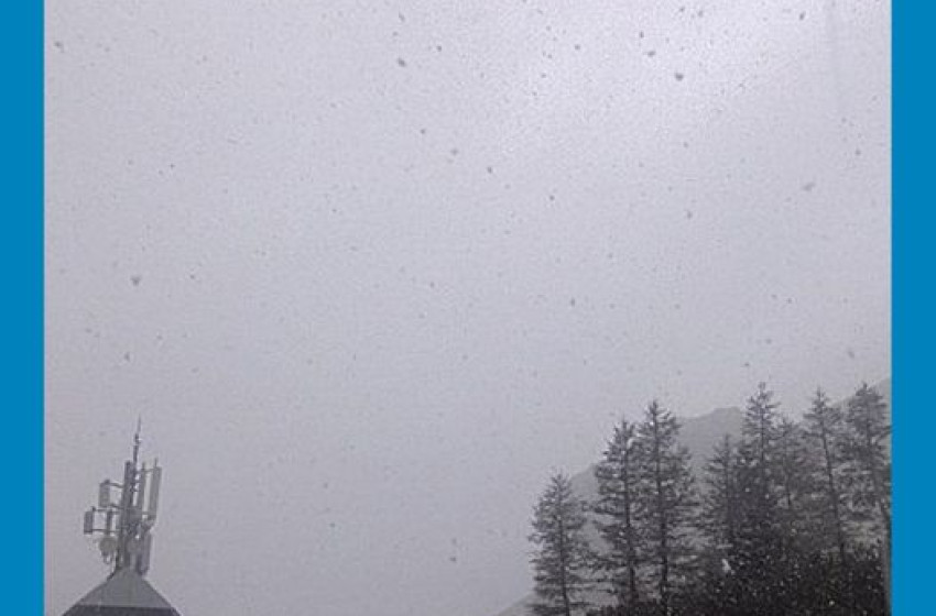 Hihetetlen, amit az időjárás művel, két szomszédunkban is havazik