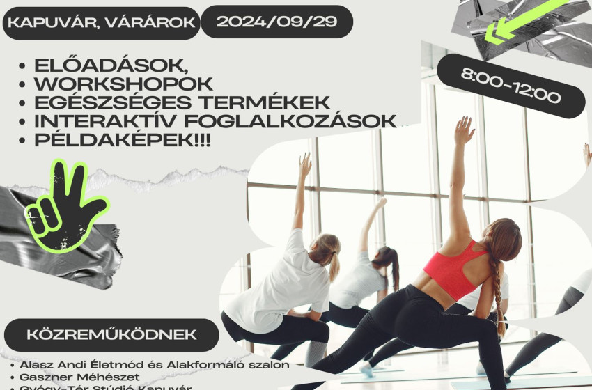 Kibővül a KapuvárRun – Életvitel Expo várja a látogatókat