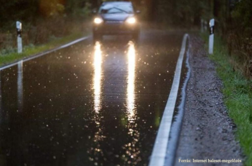 Biztonságosan az esős utakon