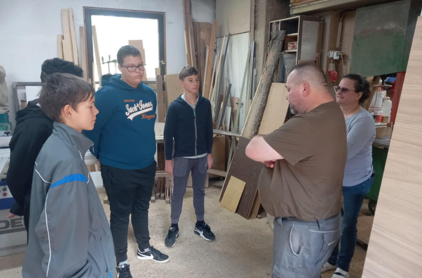 Szakmai látogatás Percze Zsolt műhelyében