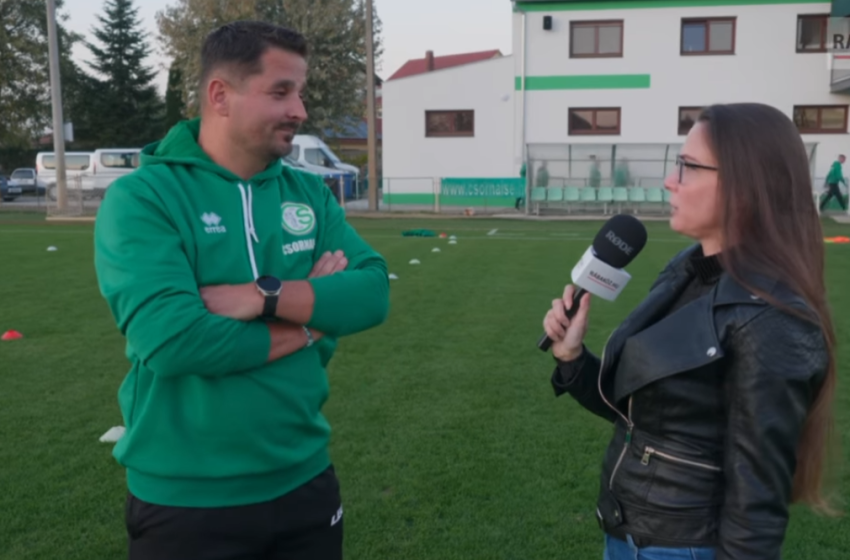 Interjú Knolmár Gáborral, a Csornai Sportegyesület U7-es korosztályának edzőjével