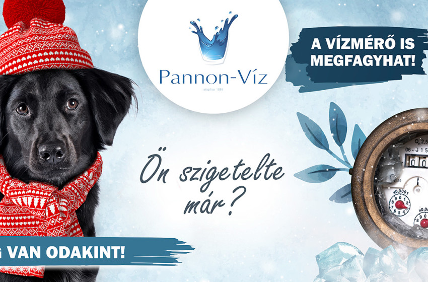 Védje vízmérőjét a fagyok ellen! 