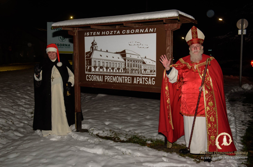 Szent Miklós ünnepe Csornán
