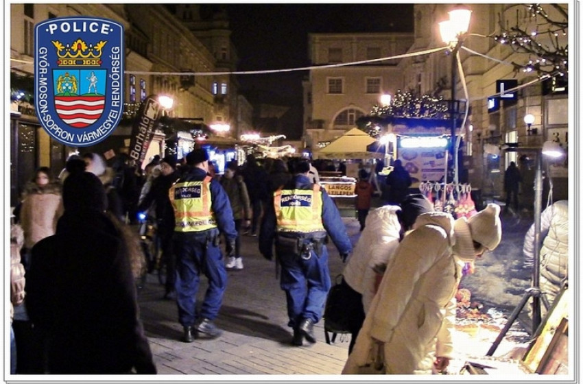 A Győr-Moson-Sopron Vármegyei Rendőrség figyelmeztetése az adventi időszak nyugalmáért