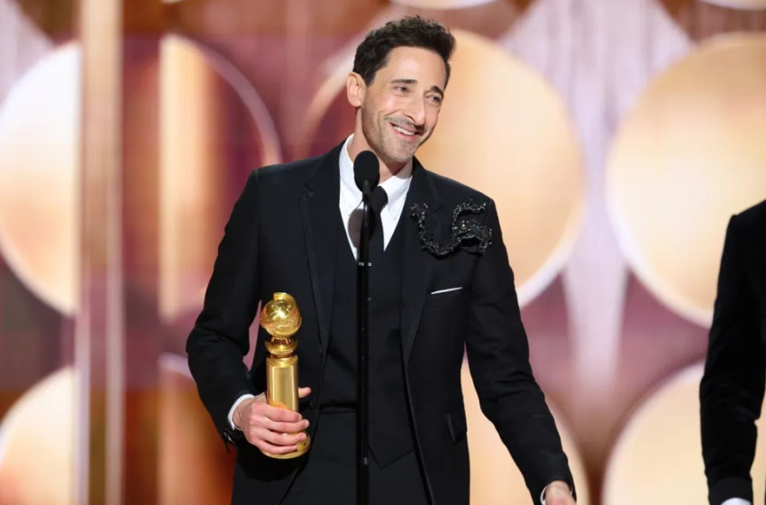 Tarolt Adrien Brody magyar építészről szóló filmje a Golden Globe-díjátadón 