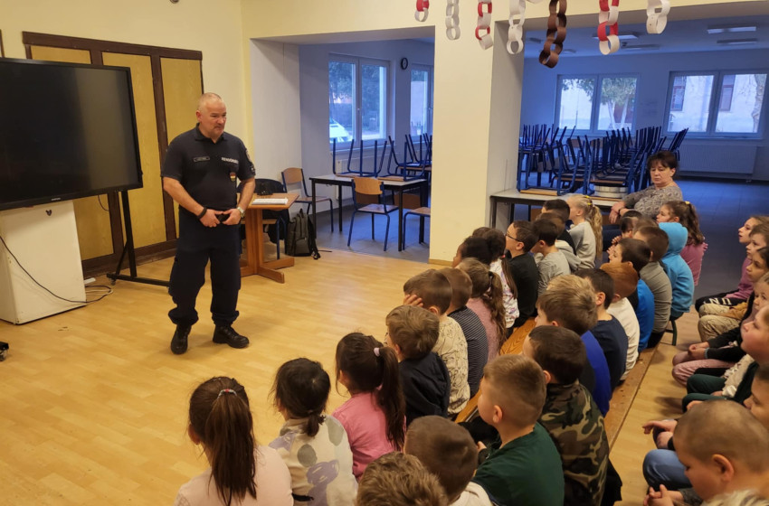 Bűnmegelőzési foglalkozás a Mihályi Általános Iskolában