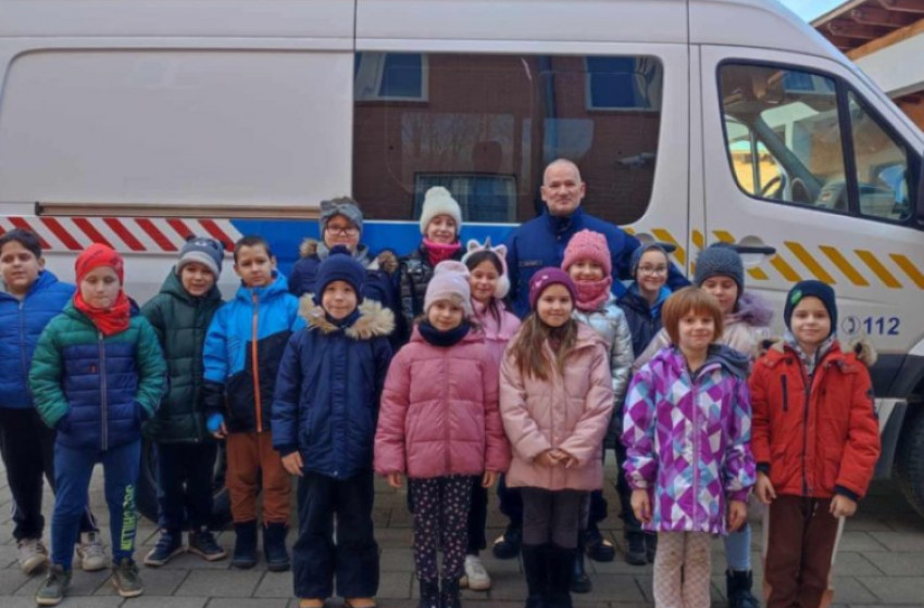 Pályaorientációs nap a Kapuvári Rendőrkapitányságon