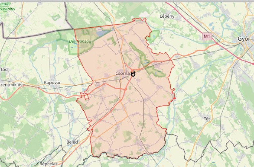 Kamion kereke égett az M85-ösön