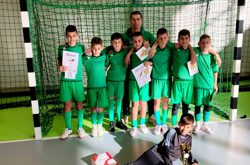 A Csorna SE U11-es csapata ezüstérmes a Tigris Kupán