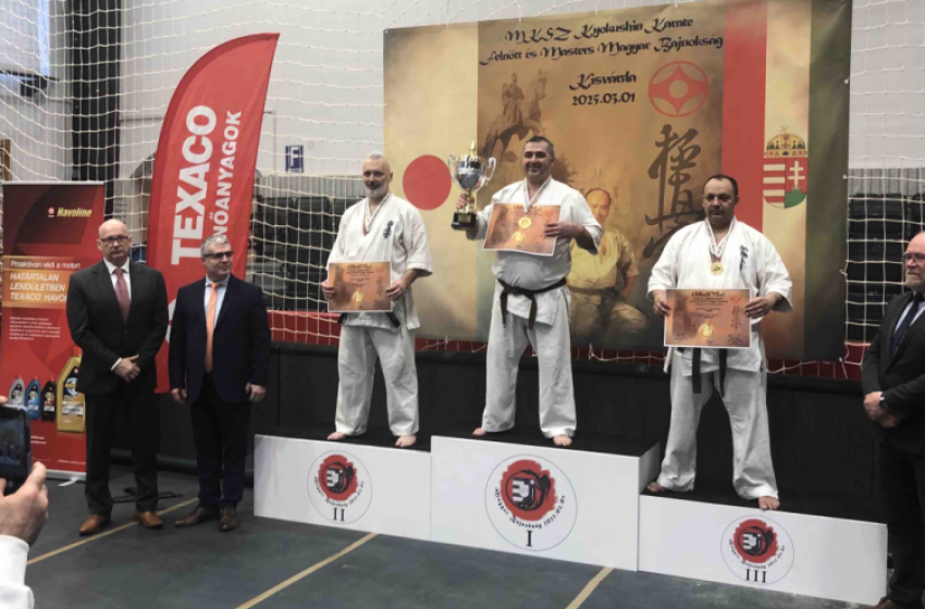 Kapuvári rendőrök sikere a Kyokushin Karate Magyar Bajnokságon