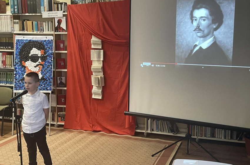 Petőfi Sándor versei életre keltek a rábapatonai könyvtárban