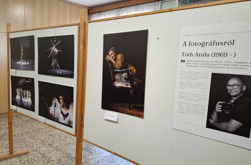 Tóth Attila fotókiállítása a kapuvári Páli Szent Vince Katolikus Iskolában