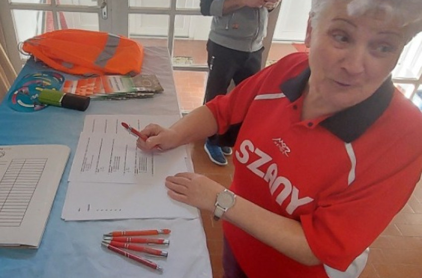 Balesetmegelőzés a  szanyi kézilabda-mérkőzésen