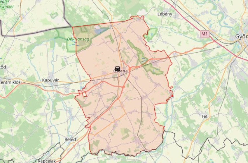 Összeütközött két gépkocsi Csornán