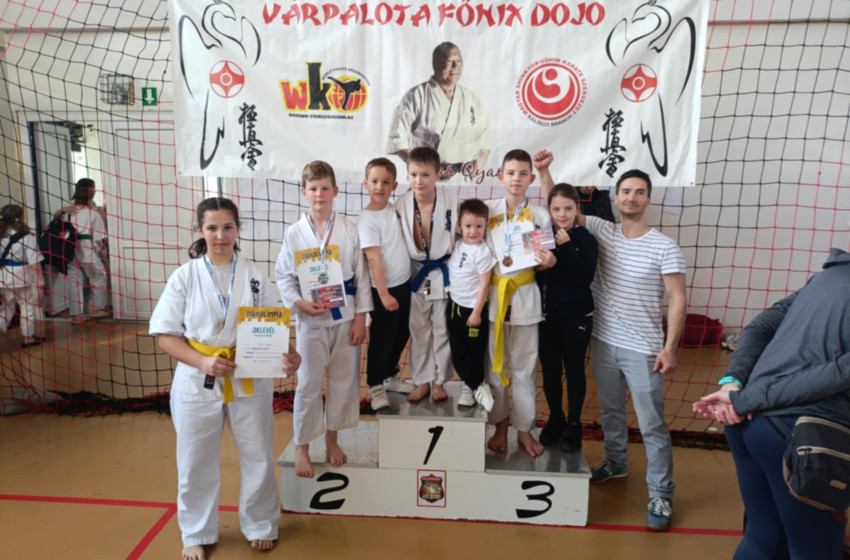 Kiváló eredmények a Kyokushin Karate Nyugat-Dunántúli Diákolimpia Elődöntőjén