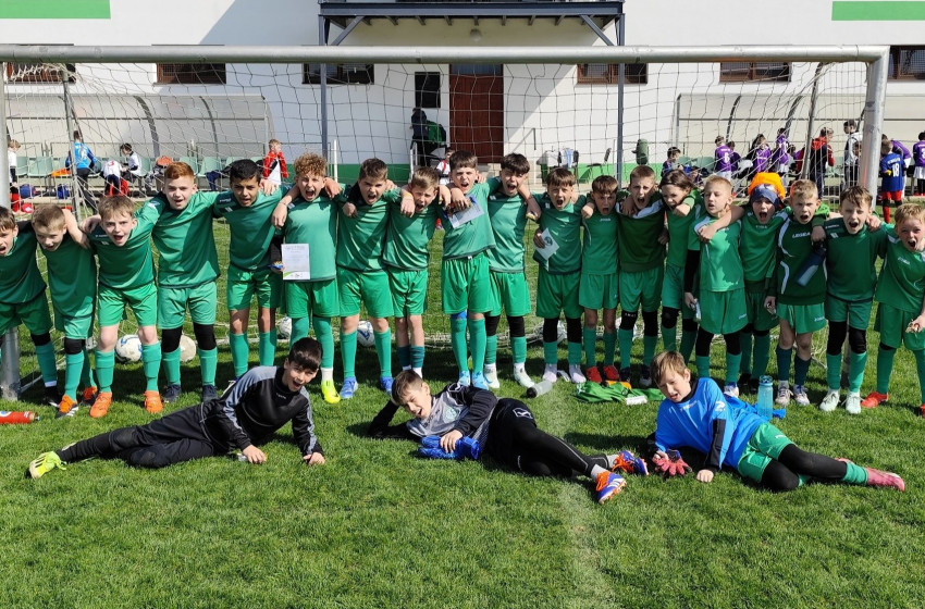 Nagy sikerrel zajlott le a Bozsik torna Csornán