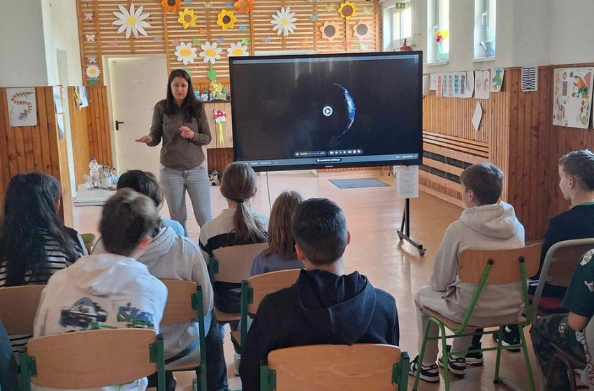 Természetismereti élmények a Rábatamási Móra Ferenc Általános Iskolában