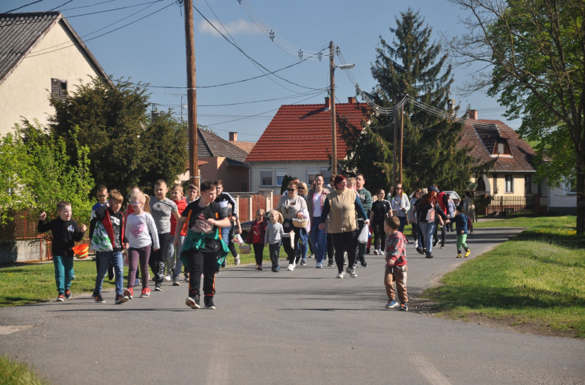 Újra nagy siker volt a húsvéti fészekkeresés Győrsövényházán