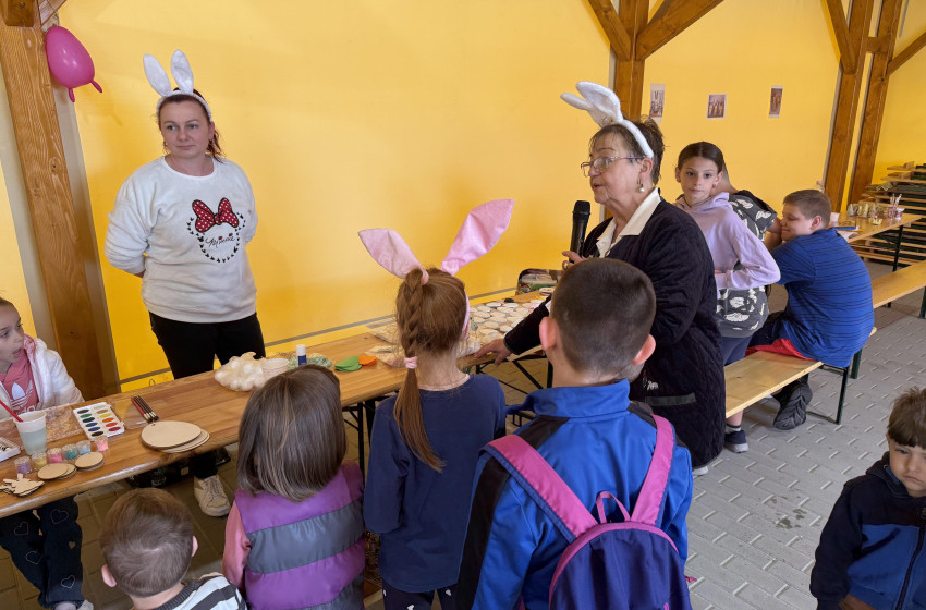 Húsvéti készülődés Páliban – élményekkel teli Nyuszi Hop a közösségi téren