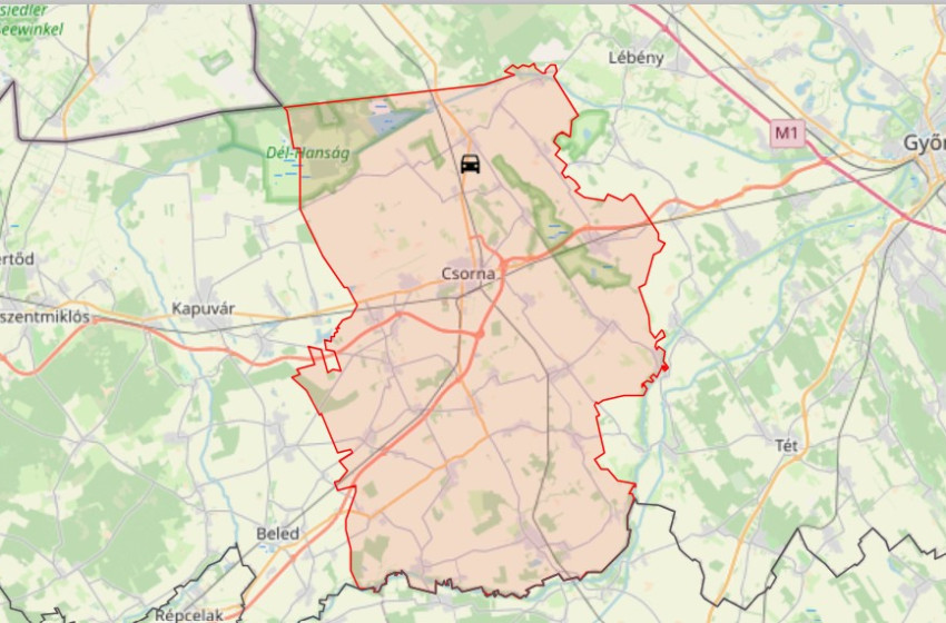 Árokba hajtott egy autó a 86-os főúton