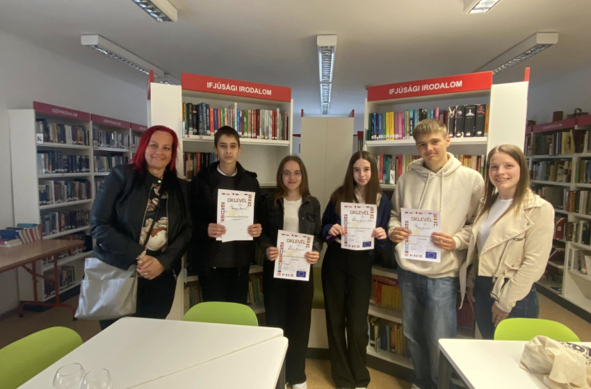 Beledi diákok sikere az Európai Unióról szóló vetélkedőn 