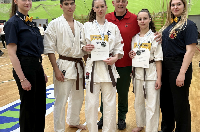 Két junior Eb-kvóta és szép sikerek a Diákolimpián – A Castrum karatésai újra bizonyítottak