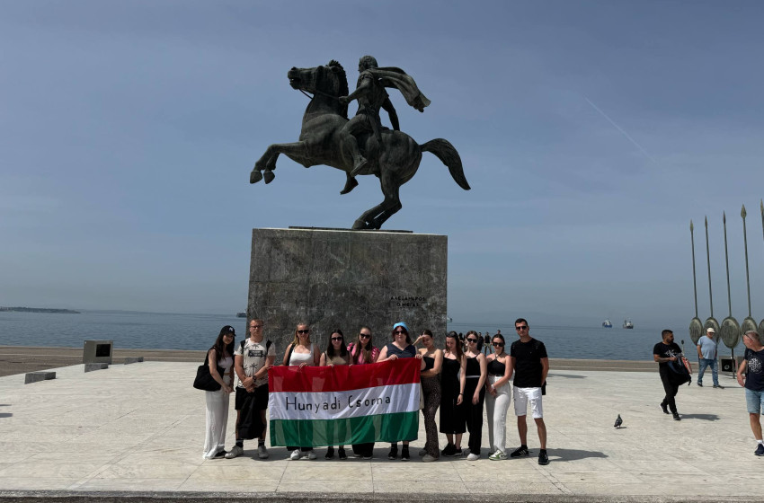 Ismét Görögországban a csornai Hunyadisok