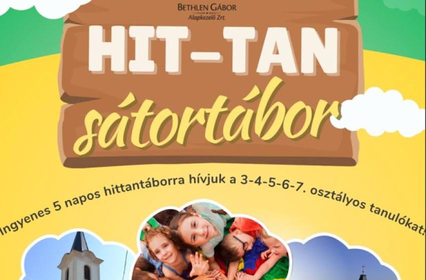 Ingyenes ottalvós hittantábor Szilben