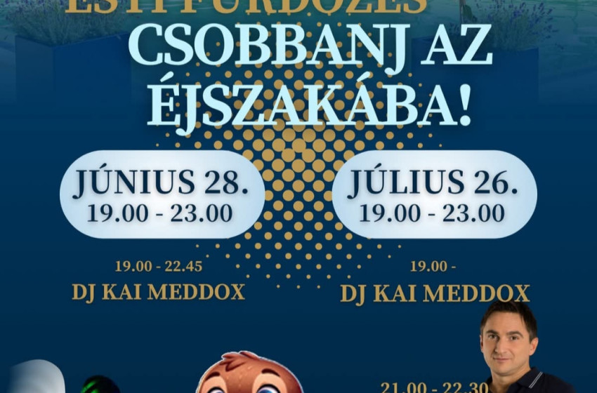 Esti fürdőzés a Diadémben