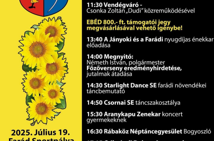 Farád – Hanyi Nyár 2025: Egy felejthetetlen nap a közösség jegyében